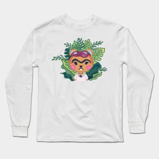 Hazel Frida Kahlo Long Sleeve T-Shirt